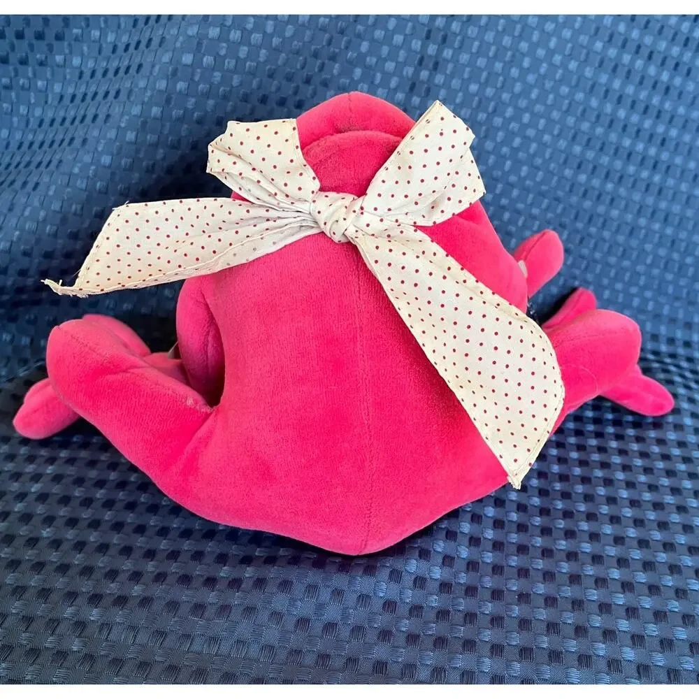 Applause Felicia Frog Pink Plush Stuffed Animal Toy 12